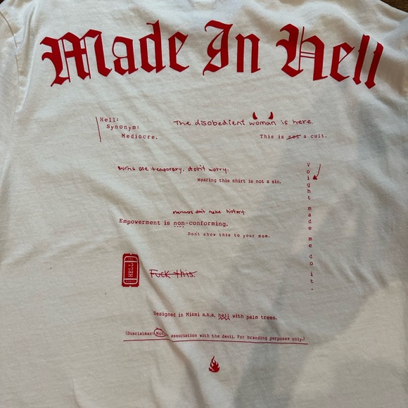 Valentina Voight Made In Hell Tshirt - Picture 5 of 6